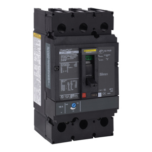 Square D PowerPact™ JJL Cable-in / Cable-out Molded Case Industrial Circuit Breakers 200 A 600 VAC 25 kAIC 3 Pole