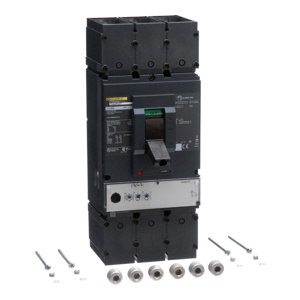 Square D LGL Series L Frame Molded Case Circuit Breakers 600-600 A 600 VAC 18 kAIC 3 Pole 3 Phase