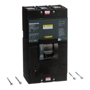 Square D LHL Cable-in / Cable-out Molded Case Industrial Circuit Breakers 400 A 600 VAC, 250 VDC 25 kAIC 3 Pole 3 Phase