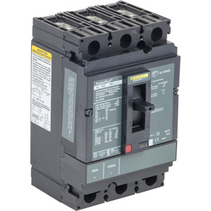 Square D PowerPact™ HLL Cable-in / Cable-out Molded Case Industrial Circuit Breakers 45 A 600 VAC 50 kAIC 3 Pole