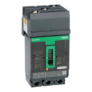 Square D PowerPact™ HLA Molded Case Industrial Circuit Breakers 80 A 600 VAC 50 kAIC 3 Pole