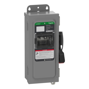 Square D Heavy Duty Fused Disconnects 30 A NEMA 12 240 VAC 3 Phase