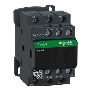 Schneider Electric TeSys™ Deca LC1D IEC Contactors 9 A 3 Pole 220 VAC