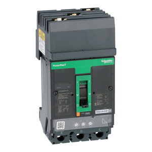 Square D PowerPact™ HJA Molded Case Industrial Circuit Breakers 60 A 600 VAC 25 kAIC 3 Pole