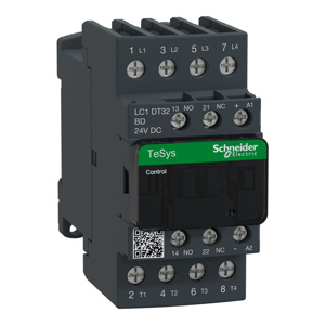 Schneider Electric TeSys™ Deca LC1D IEC Contactors 32 A 4 Pole 24 VDC