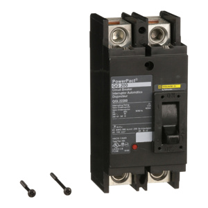 Square D PowerPact™ QGL Cable-in/Cable-out Molded Case Industrial Circuit Breakers 200-200 A 240 VAC 65 kAIC 2 Pole 1 Phase