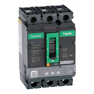 Square D PowerPact™ HGL Cable-in / Cable-out Molded Case Industrial Circuit Breakers 150-150 A 600 VAC 18 kAIC 3 Pole 3 Phase