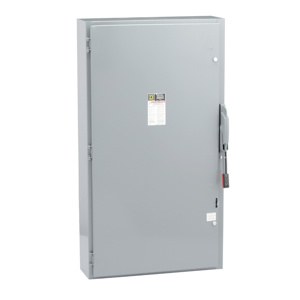 Square D Heavy Duty Fused Disconnects 600 A NEMA 1 240 VAC