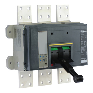 Square D PowerPact™ RGF Molded Case Industrial Circuit Breakers 2500 A 600 VAC 18 kAIC 3 Pole