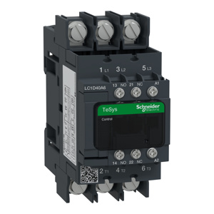 Schneider Electric TeSys™ Deca LC1D IEC Contactors 40 A 3 Pole 120 VAC