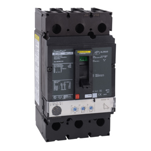 Square D PowerPact™ JGL Cable-in / Cable-out Molded Case Circuit Breakers 250-250 A 600 VAC 35 kAIC 3 Pole