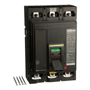 Square D PowerPact™ MJL Cable-in / Cable-out Molded Case Industrial Circuit Breakers 500 A 600 VAC 25 kAIC 3 Pole 3 Phase