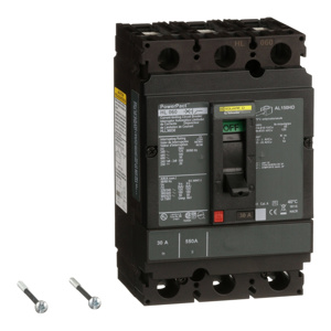 Square D PowerPact™ HLL Cable-in / Cable-out Molded Case Industrial Circuit Breakers 30 A 600 VAC 50 kAIC 3 Pole