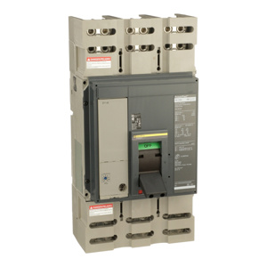 Square D PGL Series P Frame Molded Case Circuit Breakers 1000-1000 A 600 VAC 18 kAIC 3 Pole 3 Phase