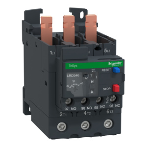 Schneider Electric LR3D TeSys™ Deca Non-differential Thermal Overload Relays 30 - 40 A 1 NO 1 NC Class 10 NEMA Size 2