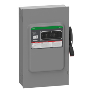 Square D Heavy Duty Fused Disconnects 200 A NEMA 1 240 VAC 3 Phase