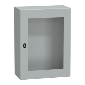 Square D Wall Mount Hinged Weatherproof Enclosures 800 x 600 x 300 mm Without Knockouts Gray NEMA 4X/13