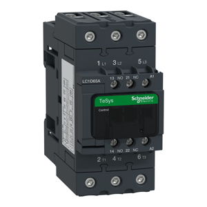 Schneider Electric TeSys™ Deca LC1D IEC Contactors 65 A 3 Pole 480 VAC