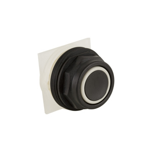 Square D Harmony™ 9001KR Momentary Push Button Heads 30 mm Spring Return Black Flush