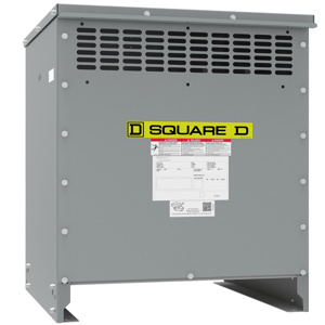 Square D Ventilated Three Phase Dry-type Transformers 480 Delta VAC - 208Y/120 VAC 45 kVA N2 Enclosures (2) 2.5% FCAN, (4) 2.5% BNFC