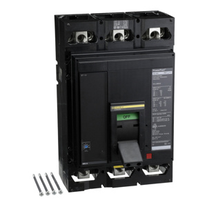 Square D PowerPact™ MJL Cable-in / Cable-out Molded Case Industrial Circuit Breakers 600 A 600 VAC 25 kAIC 3 Pole 3 Phase