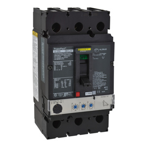 Square D PowerPact™ JJL Cable-in / Cable-out Molded Case Industrial Circuit Breakers 250 A 600 VAC 25 kAIC 3 Pole 3 Phase