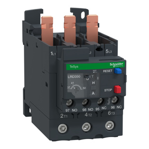 Schneider Electric LR3D TeSys™ Deca Non-differential Thermal Overload Relays 37 - 50 A 1 NO 1 NC Class 10 NEMA Size 2