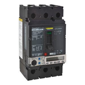 Square D PowerPact™ JJL Cable-in / Cable-out Molded Case Industrial Circuit Breakers 250 A 600 VAC 25 kAIC 3 Pole