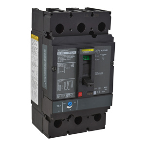 Square D JLL Series J Frame Molded Case Circuit Breakers 175-175 A 600 VAC 50 kAIC 3 Pole 3 Phase