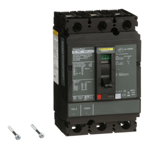 Square D PowerPact™ HLL Cable-in / Cable-out Molded Case Industrial Circuit Breakers 150 A 600 VAC 50 kAIC 3 Pole