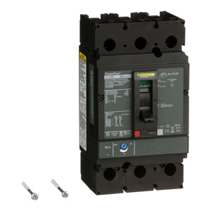 Square D PowerPact™ JJA Cable-in/Cable-out Molded Case Industrial Circuit Breakers 150-150 A 600 VAC, 250 VDC 25 kAIC 3 Pole 3 Phase