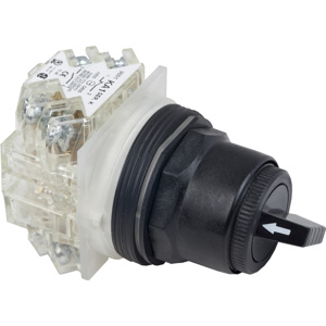 Square D Harmony™ 9001 Selector Switches 30 mm Standard Knob Black No Illumination