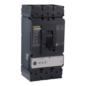 Square D LLL Series L Frame Molded Case Circuit Breakers 400-400 A 600 VAC 50 kAIC 3 Pole 3 Phase