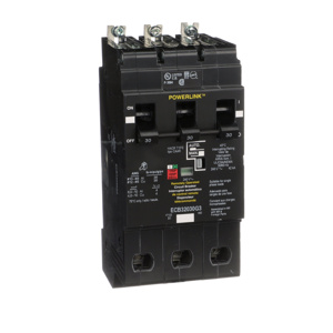 Square D Powerlink® ECB E Frame Molded Case Circuit Breakers 30 A 480Y/277 VAC 14 kAIC 3 Pole