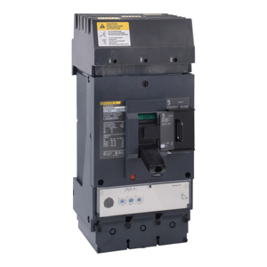 Square D PowerPact™ I-Line™ LJA Cable-in / Cable-out Molded Case Industrial Circuit Breakers 600 A 600 VAC 25 kAIC 3 Pole