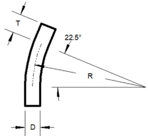 Pyramex Raceway Technology 22-1/2 Degree PVC Sweep <em class="search-results-highlight">Elbows</em> 3 in PVC Sch 40 36 in Socket