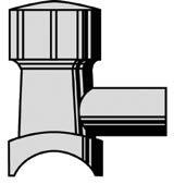 JM Eagle MDPE 2708 Socket Fusion Service Tees 1-1/4 IPS x 1/2 CTS