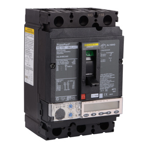 Square D PowerPact™ HGL Cable-in / Cable-out Molded Case Industrial Circuit Breakers 100 A 600 VAC 18 kAIC 3 Pole