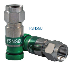 Belden Universal F Coax Compression Connectors Green
