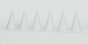 Kaddas Half Cone Perch Diverters 3 in 42-1/2 in Gray