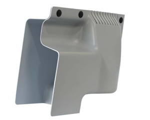 Hubbell Power Cutout Covers Reliatanium™ Gray