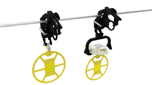 Preformed Line Products Raptor Clamp™ Bird Flight Diverters Yellow