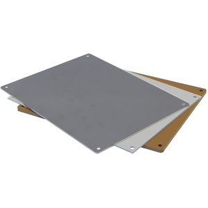 VJ Series Back Mounting Plate 8x6x.08 Unpainted Aluminum