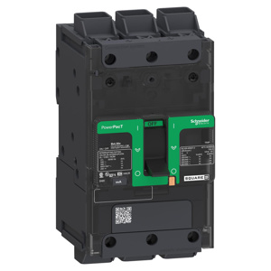 Square D PowerPact™ BJM Series B Frame Circuit Breakers 80 A 600Y/347 VAC 25 kAIC 3 Pole