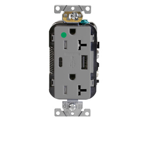 T5833-HGG GY COMB DUP HG REC A-C USB CHR