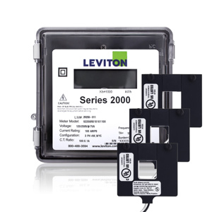 Leviton VerifEye™ 2000 Series Indoor Submeter Electric Meters