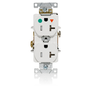 T8300-IGW WH DUP TR HG REC 2P3W 520R 20A