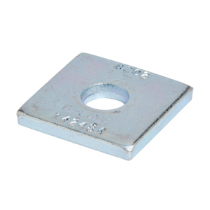 Eaton B-Line Flat Square Channel Washers 3/8 in Steel