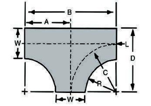 MP Husky Horizontal Tees 12 in 36 in