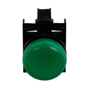 Eaton M22 Series Flush Indicating Light Devices 22 mm Green Illuminated